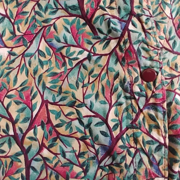 Cottonality Trees Scrub Jacket - Picture 2 of 4